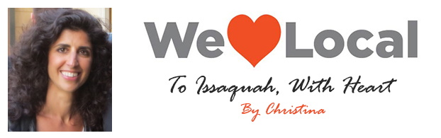 We Love Local To Issaquah with Heart Christina